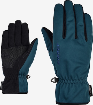 ZIENER Athletic Gloves 'IMPORT' in Blue: front