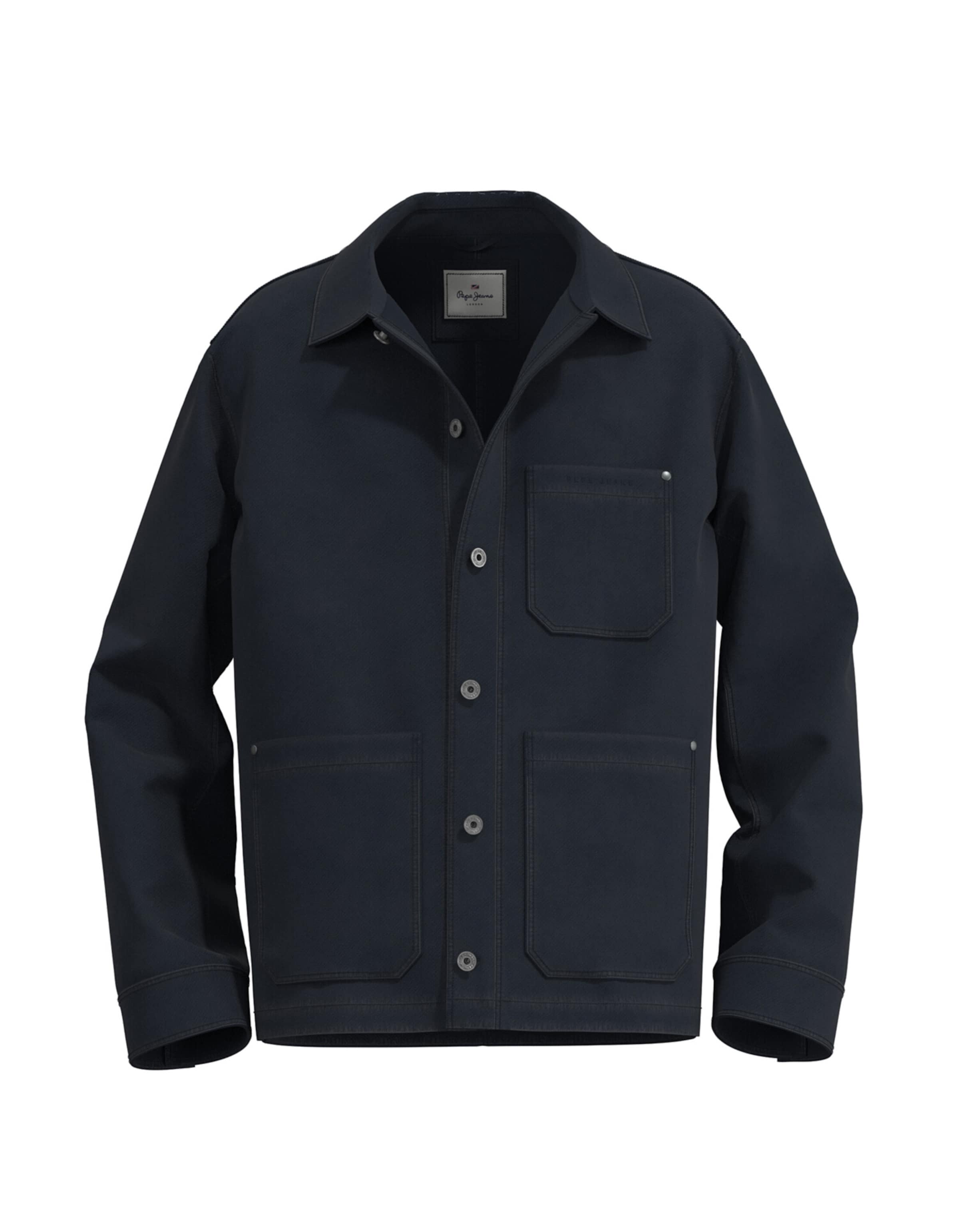 Pepe Jeans Kevad-sügisjope 'Channing', värv sinine: eest vaates