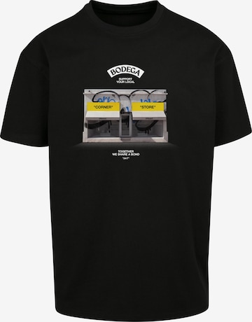 MT Upscale T-Shirt 'Bodega' in Schwarz: predná strana