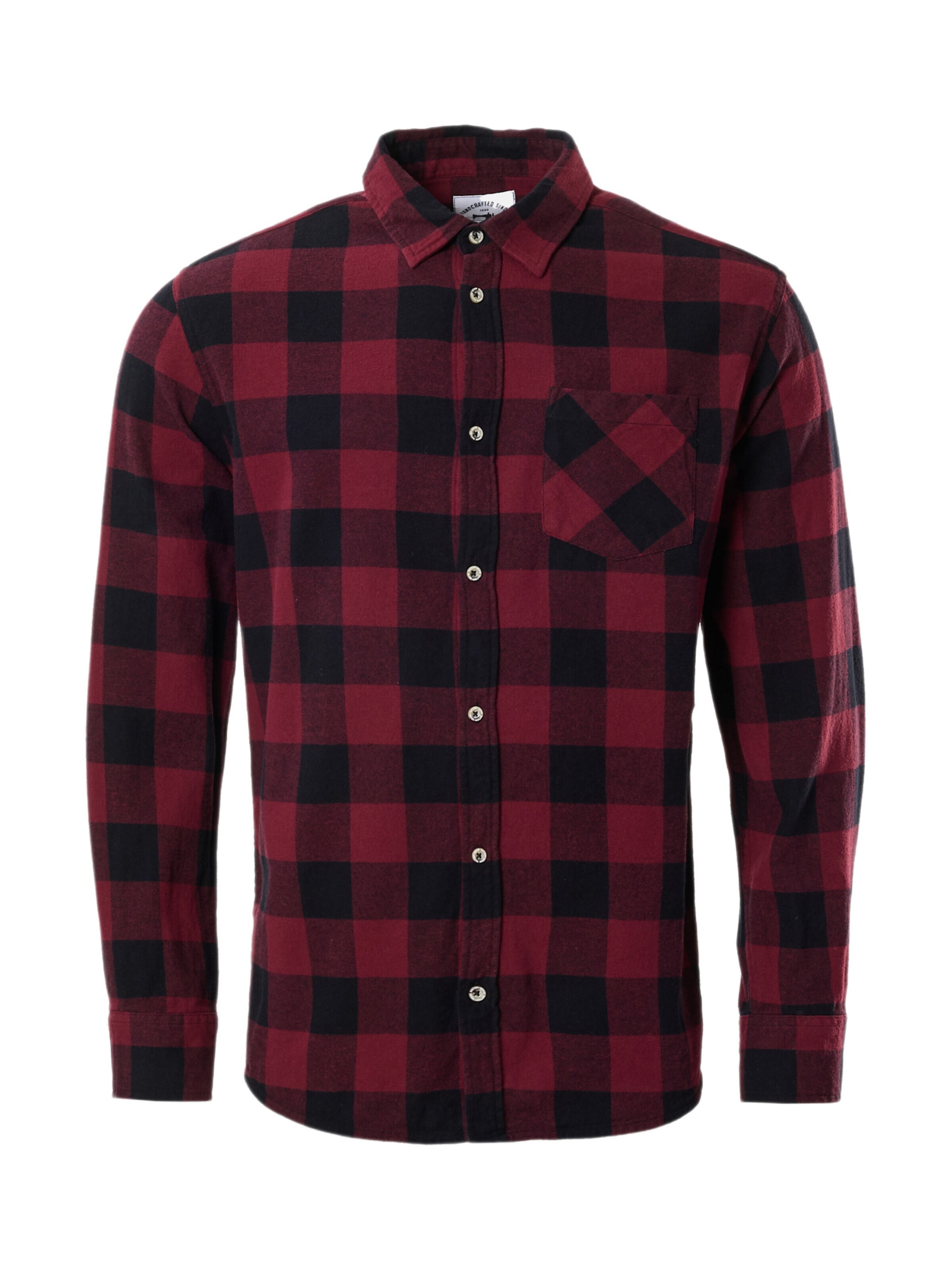 Denim Factory - Camisa 'Denver' en rojo: frente