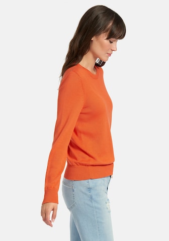 Peter Hahn Rundhals Pullover aus SUPIMA®-­ Baumwolle in Orange