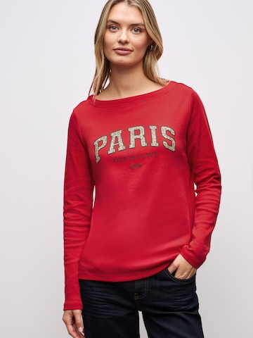 STREET ONE Koszulka w kolorze czerwony: przód