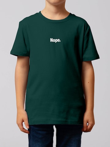 T-Shirt 'Nope' watabout.kids en vert