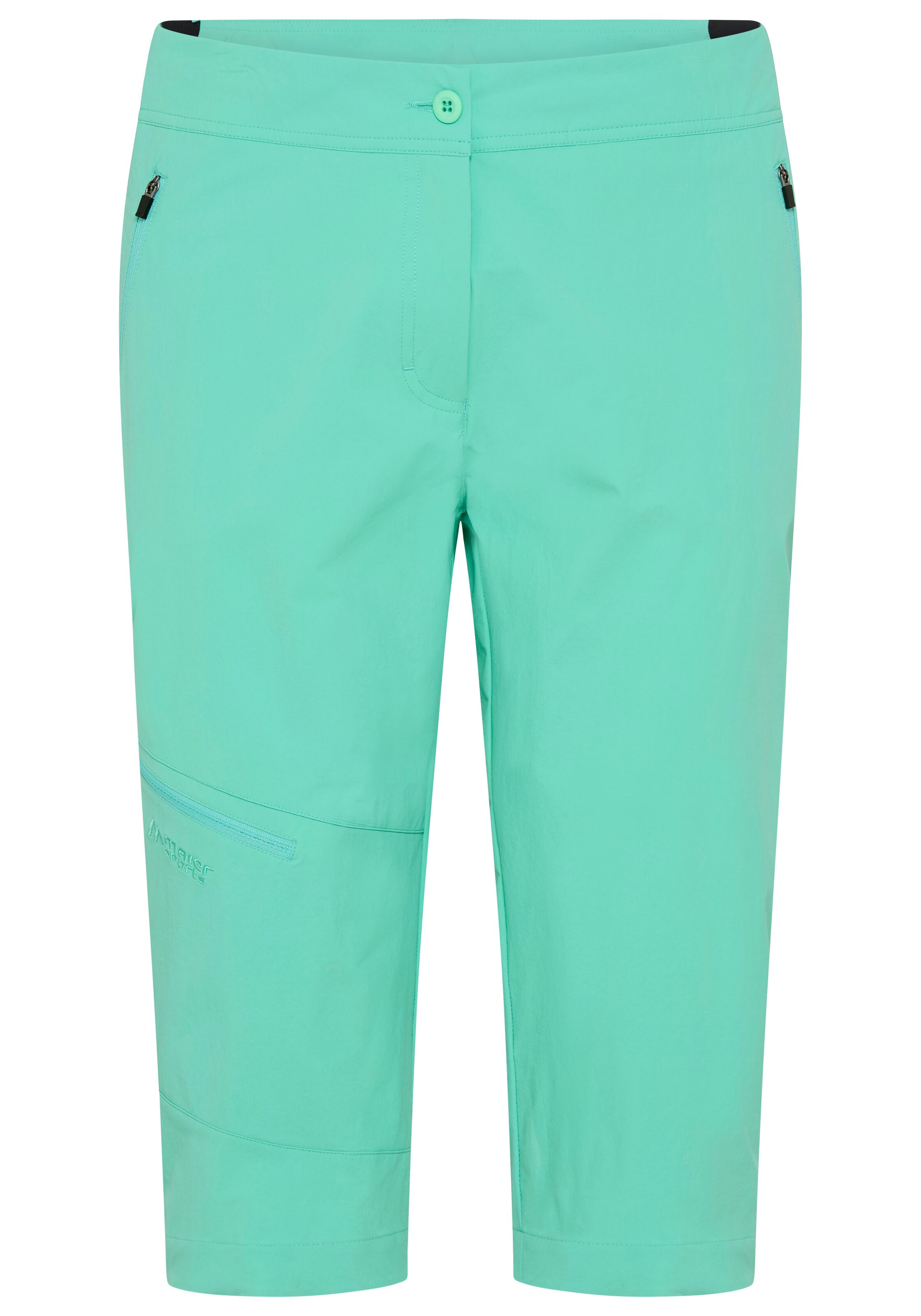 Maier Sports Regular Pants in Blue: front