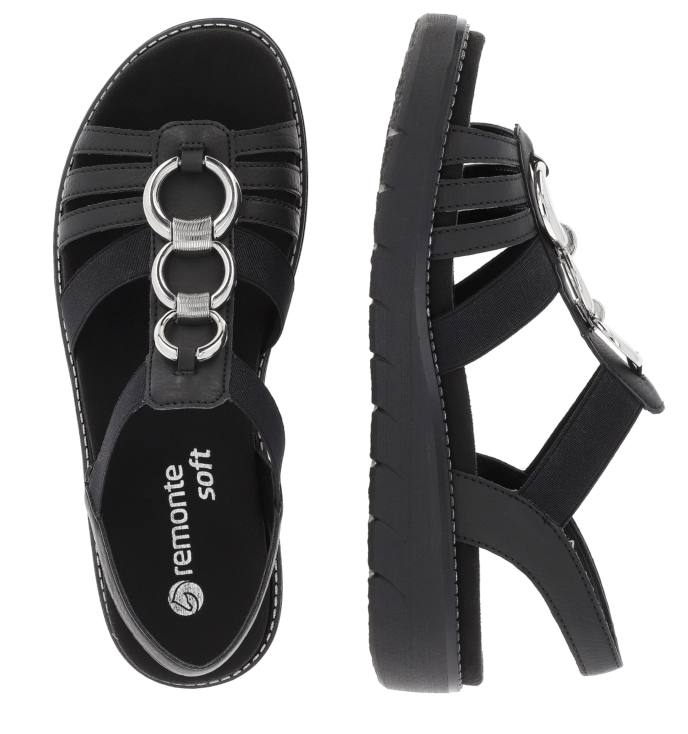 REMONTE Sandals in Black