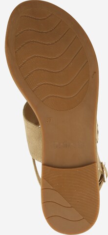 Refresh T-Bar Sandals 'KAKHI' in Beige