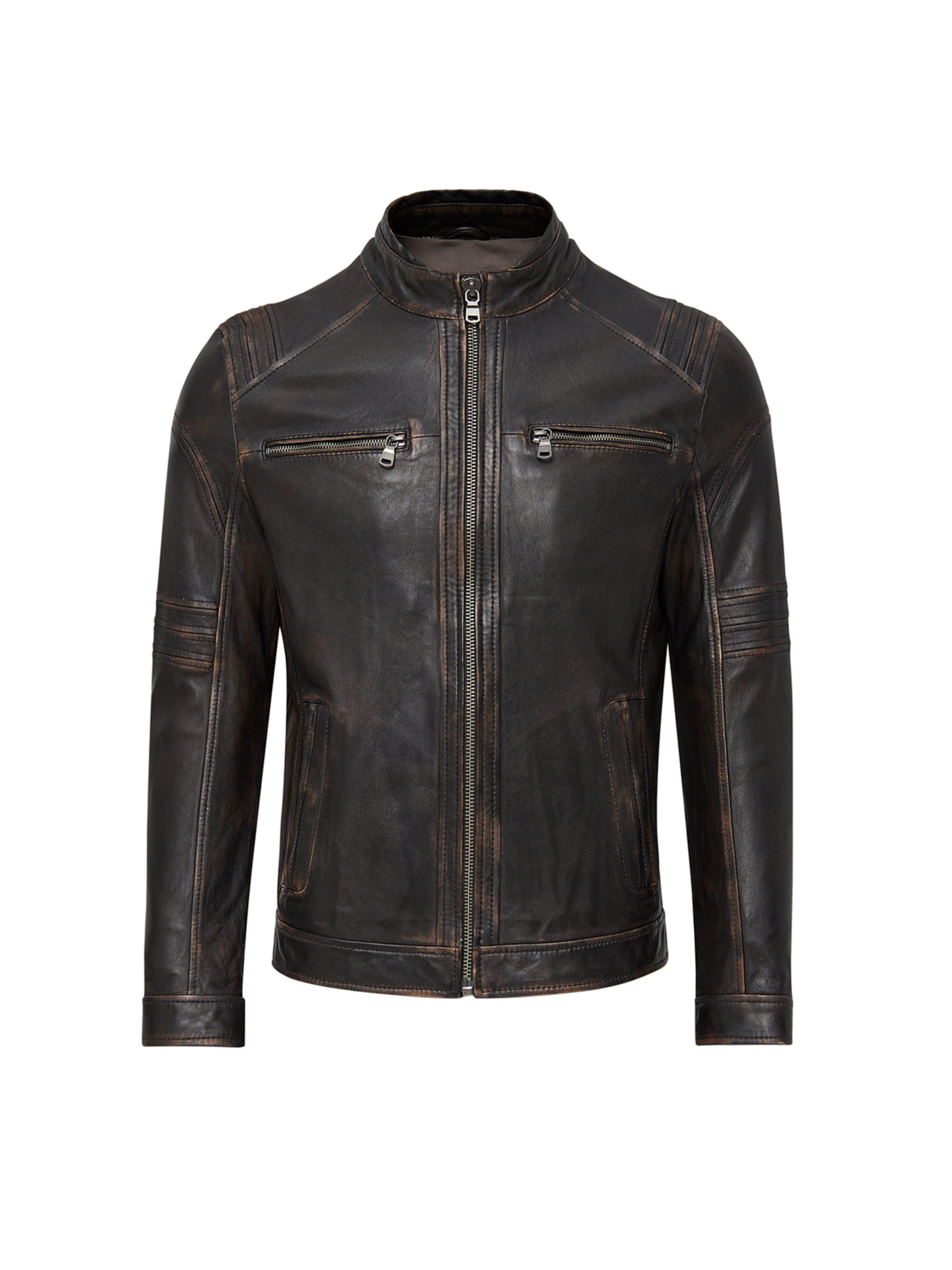 Derimod Jacke in Schwarz: Vorderseite