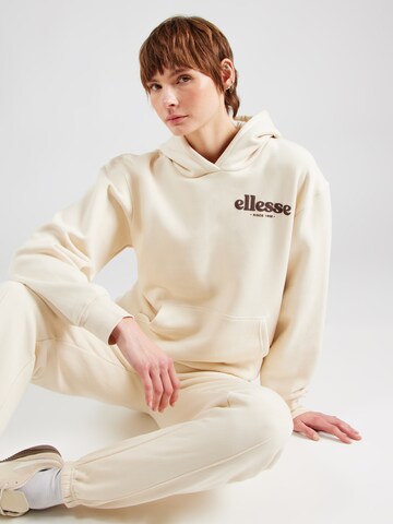 Felpa 'Doppiaz' di ELLESSE in bianco
