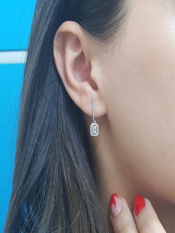 EinStein Diamant Earrings in Silver