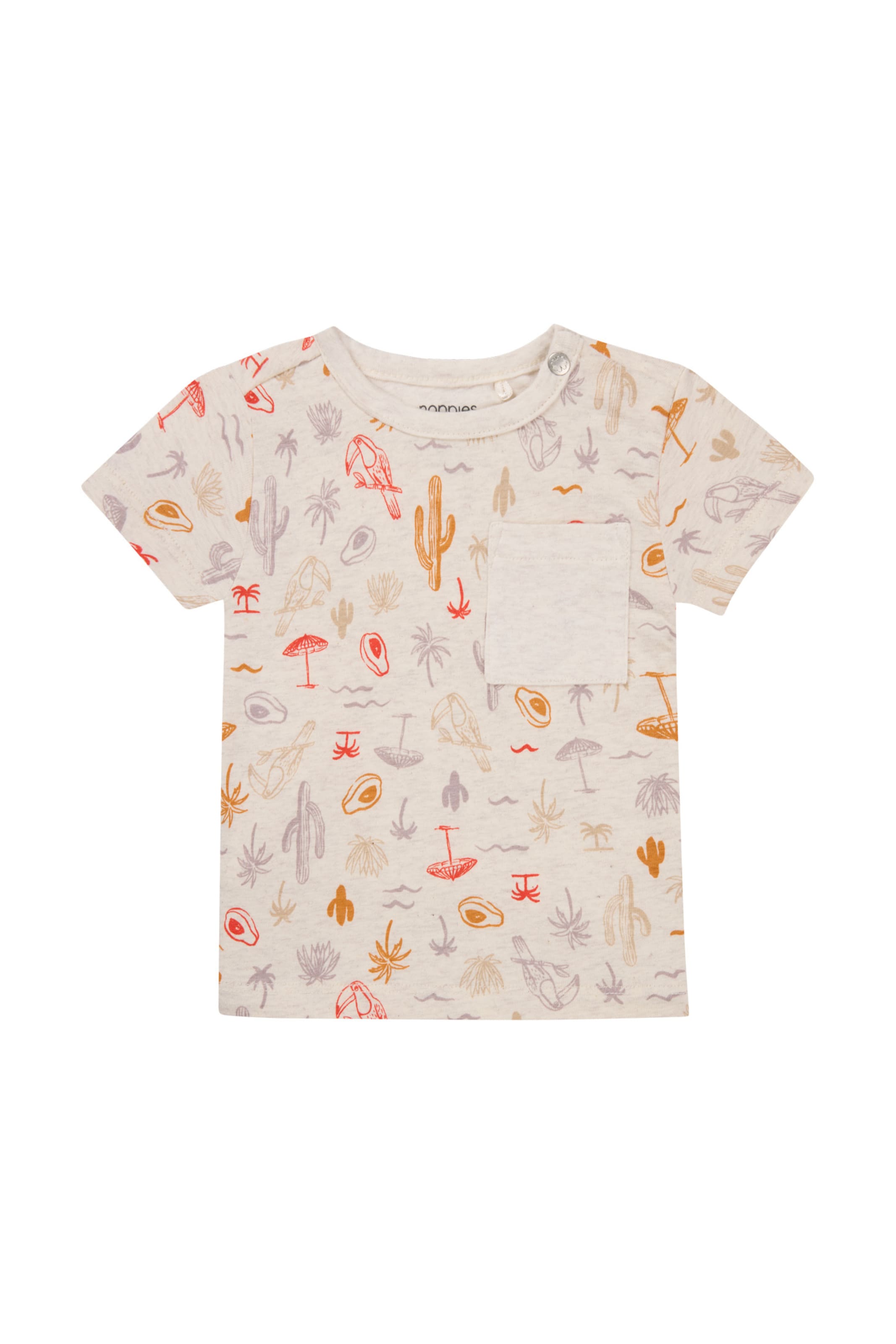 Noppies Shirt ' Olle ' in Wit: voorkant