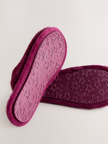 Pantoufle Next en rouge