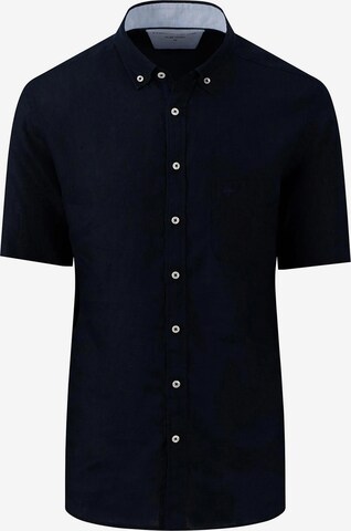 FYNCH-HATTON Regular fit Button Up Shirt in Blue: front