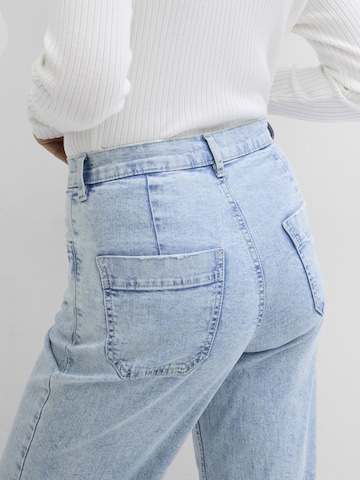bonprix Loosefit Jeans in Blauw