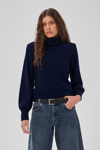 Pull-over 'MWJola' My Essential Wardrobe en bleu : devant