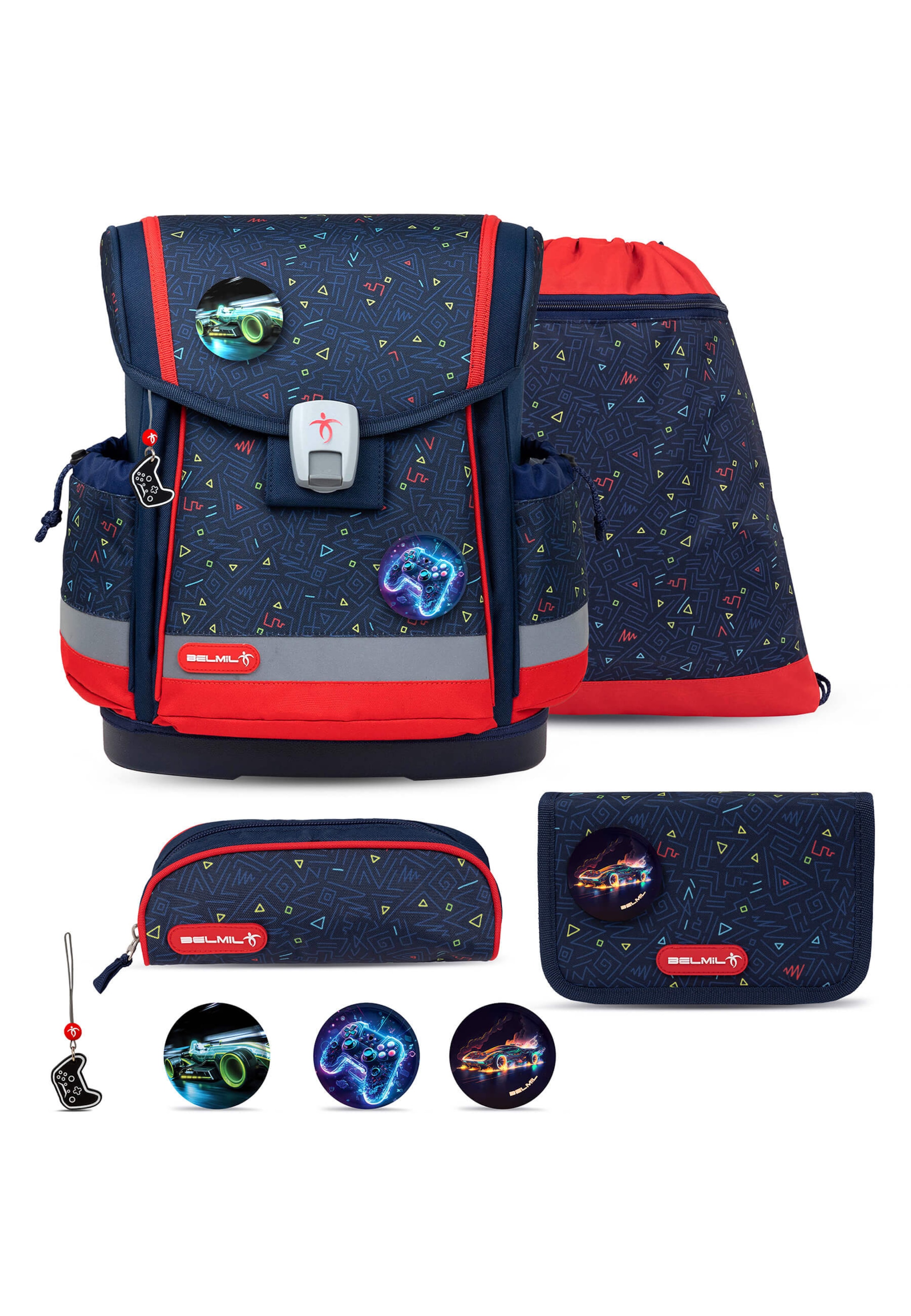 Belmil Backpack in Blue: front