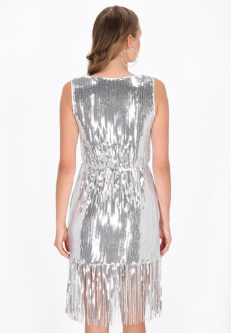 myMo at night Kleid in Silber