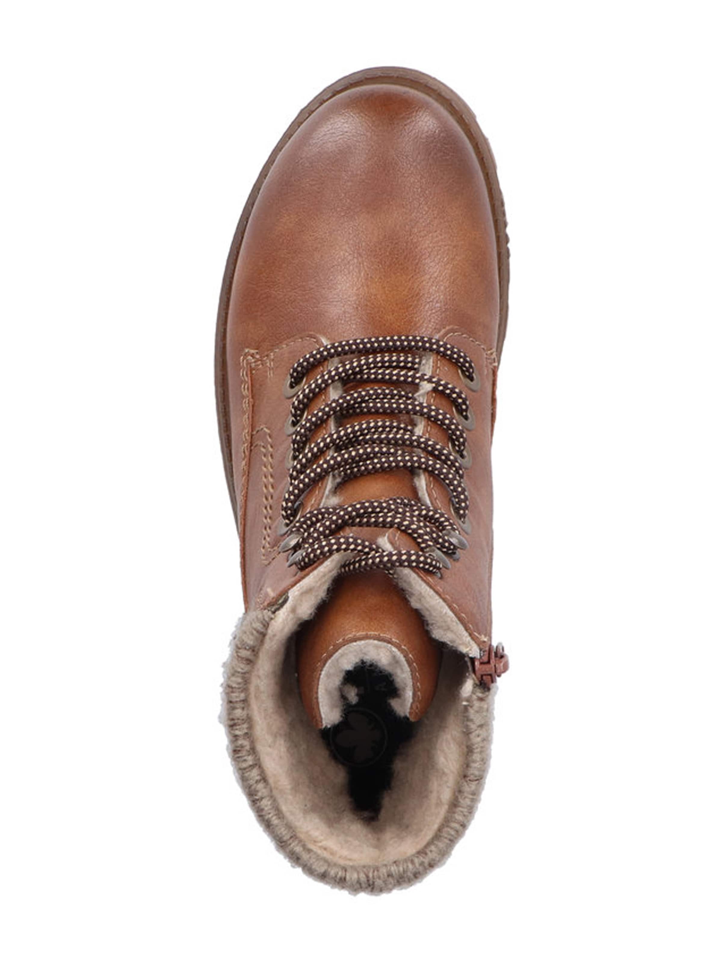 Bottines à lacets Rieker en marron