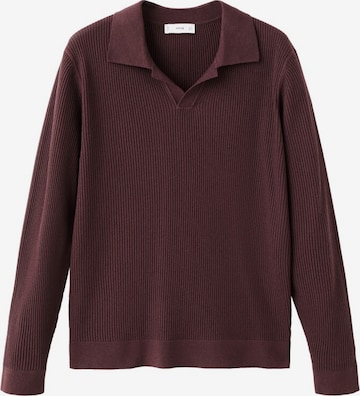MANGO MAN Pullover 'Antiguas' in Rot: Vorderseite