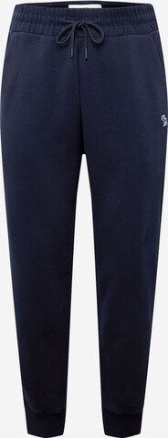 Abercrombie & Fitch Zúžený Kalhoty – modrá: přední strana
