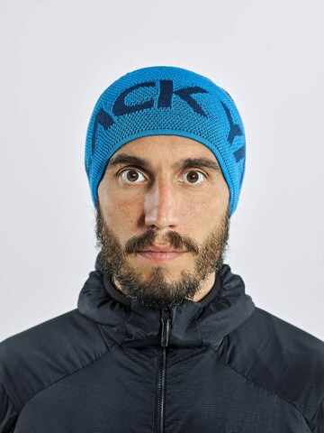 BLACKYAK Sportstirnband 'Yak Knit' in Blau: Vorderseite