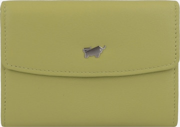 Braun Büffel Portemonnee in Groen: voorkant