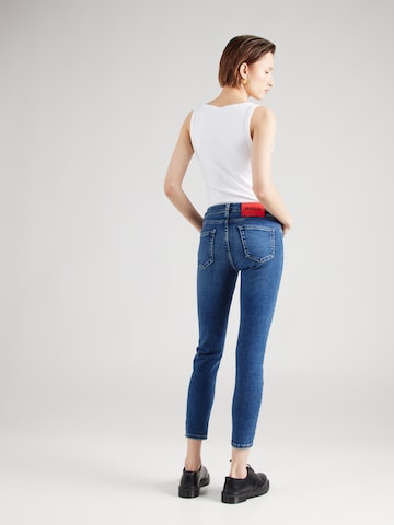 HUGO Red Skinny Jeans '932' in Blauw