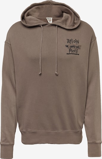 DRYKORN Hoodie 'DRYKORN x ABOUT YOU BRADLEY_CONSCIOUS' in braun, Produktansicht