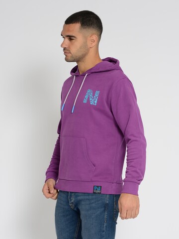 Sweat-shirt ' NB231047 ' NASSAU Beach Club en violet