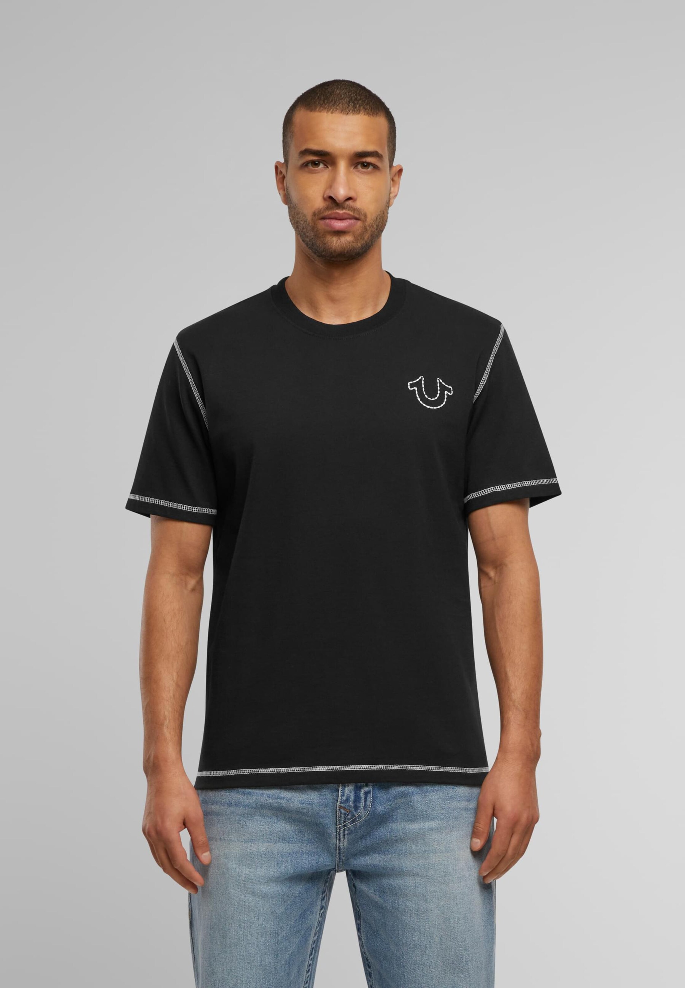 True Religion Tricou pe Negru | ABOUT YOU