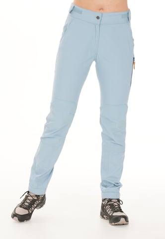 Whistler Regular Outdoor Pants 'Downey' in Blue: front