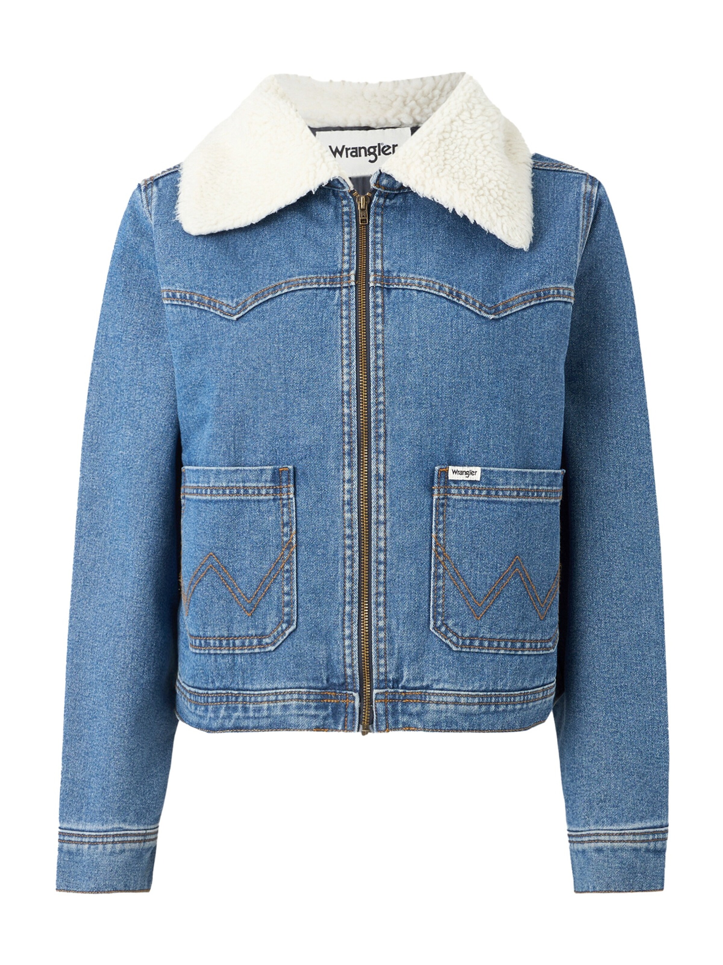 WRANGLER - Chaqueta de entretiempo en azul: frente