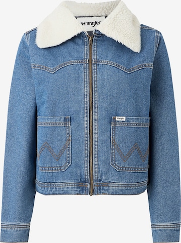 WRANGLER Välikausitakki värissä sininen: etupuoli