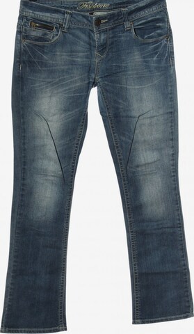Fishbone Straight-Leg Jeans 29 in Blau: predná strana