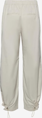 IIQUAL Zwężany krój Spodnie 'ZOEY' w kolorze beżowy
