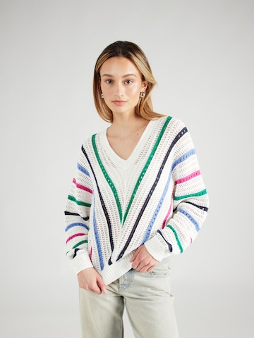 FREEMAN T. PORTER Sweater 'Persiana' in White: front