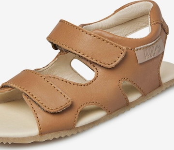 NATURINO Open shoes 'BAREFOOT SKYREC DE GEANT' in Beige: front