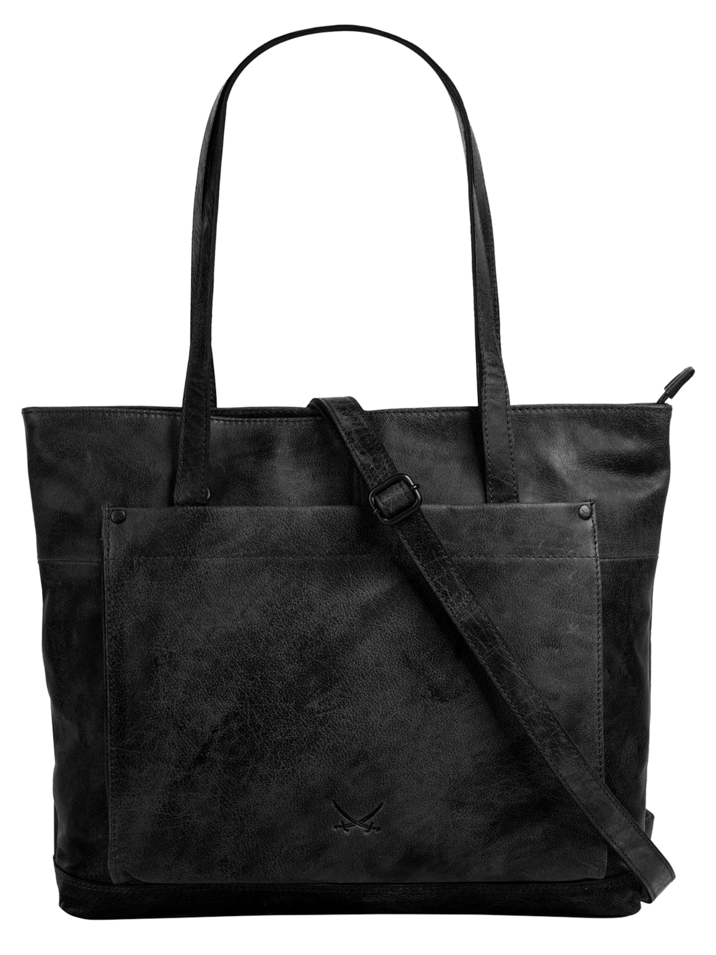 SANSIBAR Shopper‌‌‌‌‌‌‌‌ in Schwarz: Vorderseite