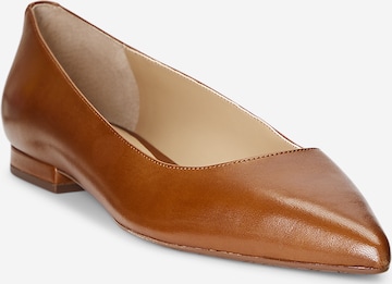 Lauren Ralph Lauren Ballerina 'LONDYN' värissä ruskea: etupuoli