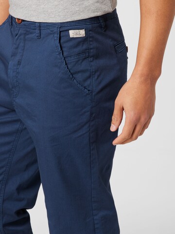 BLEND Regular Chino 'Thunder' in Blauw