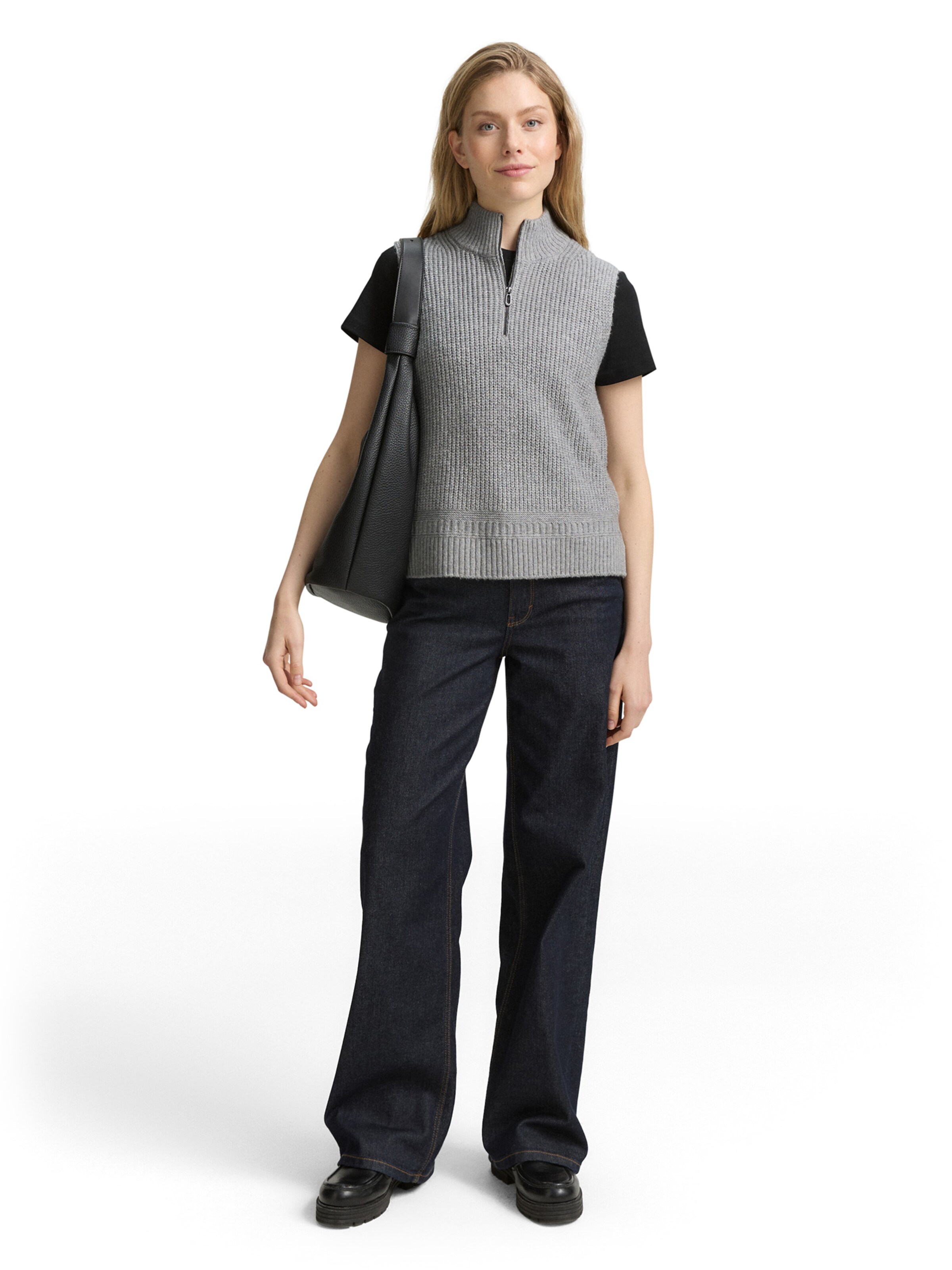 TOM TAILOR Kampsun, värv hall