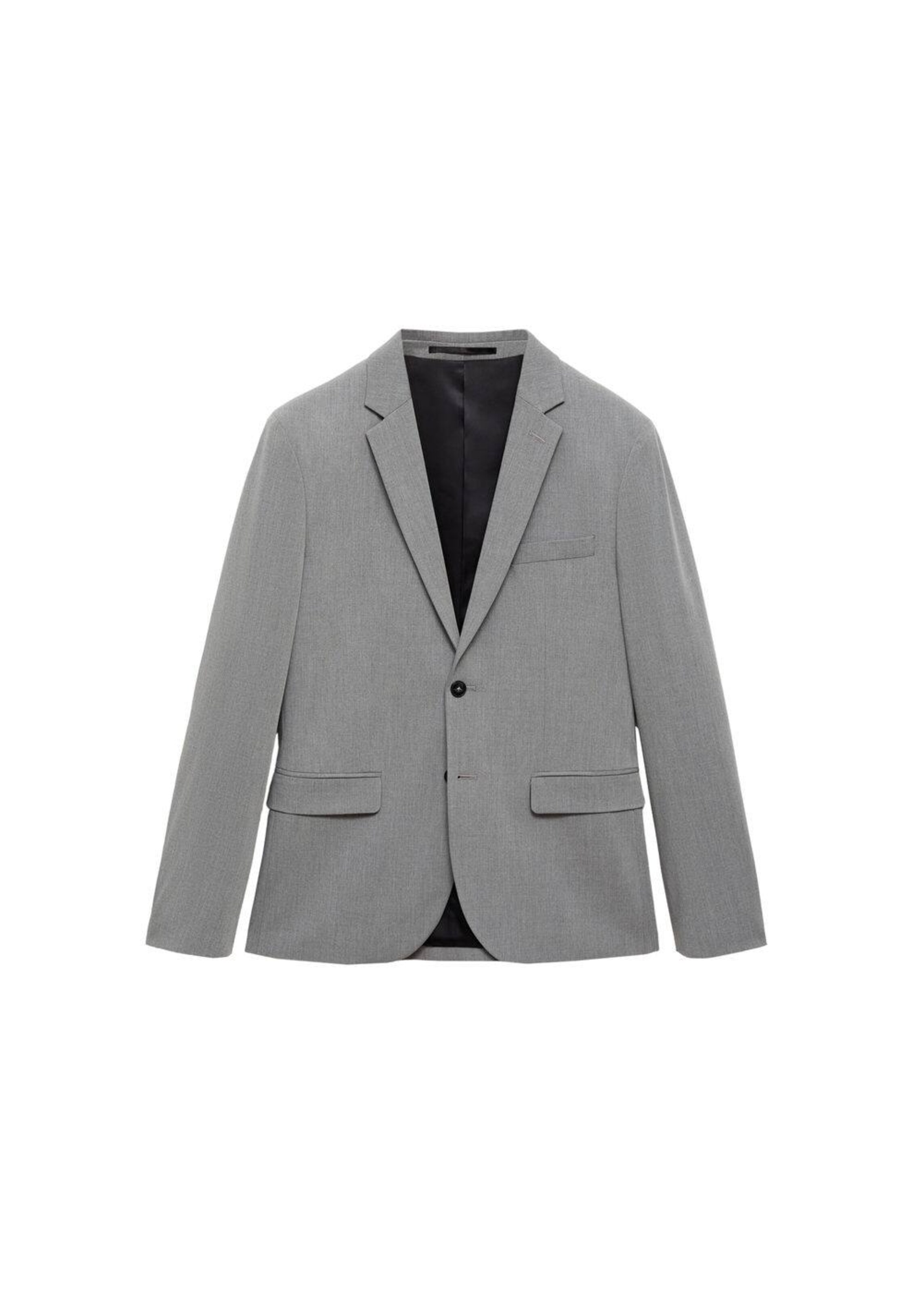 MANGO MAN Regular Fit Sakko 'Paris' in Grau: Vorderseite