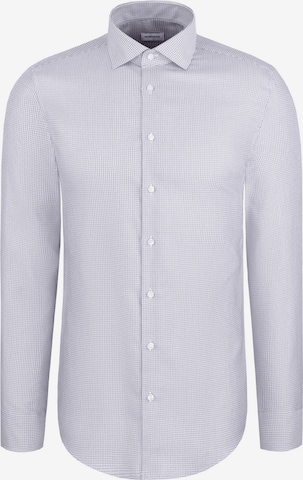 Chemise business 'Schwarze Rose' SEIDENSTICKER en blanc : devant