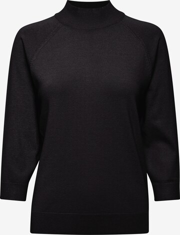 PULZ Jeans Sweater 'SARA' in Black: front