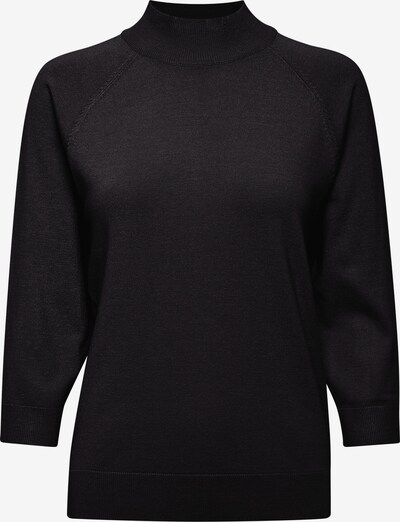 PULZ Jeans Strickpullover 'SARA' in schwarz, Produktansicht
