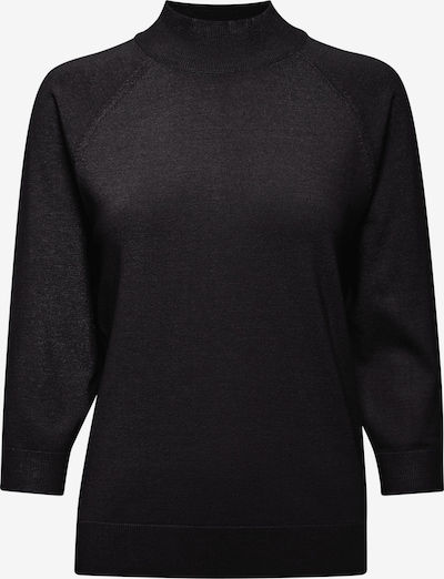 PULZ Jeans Strickpullover 'SARA' in schwarz, Produktansicht
