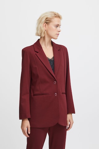 ICHI Blazers 'Kate' in Rood: voorkant