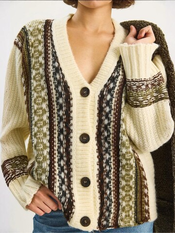 Bianco Lucci - Casaco de malha oversized em branco