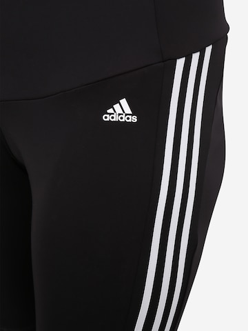 ADIDAS SPORTSWEAR Skinny Sportshorts in Schwarz