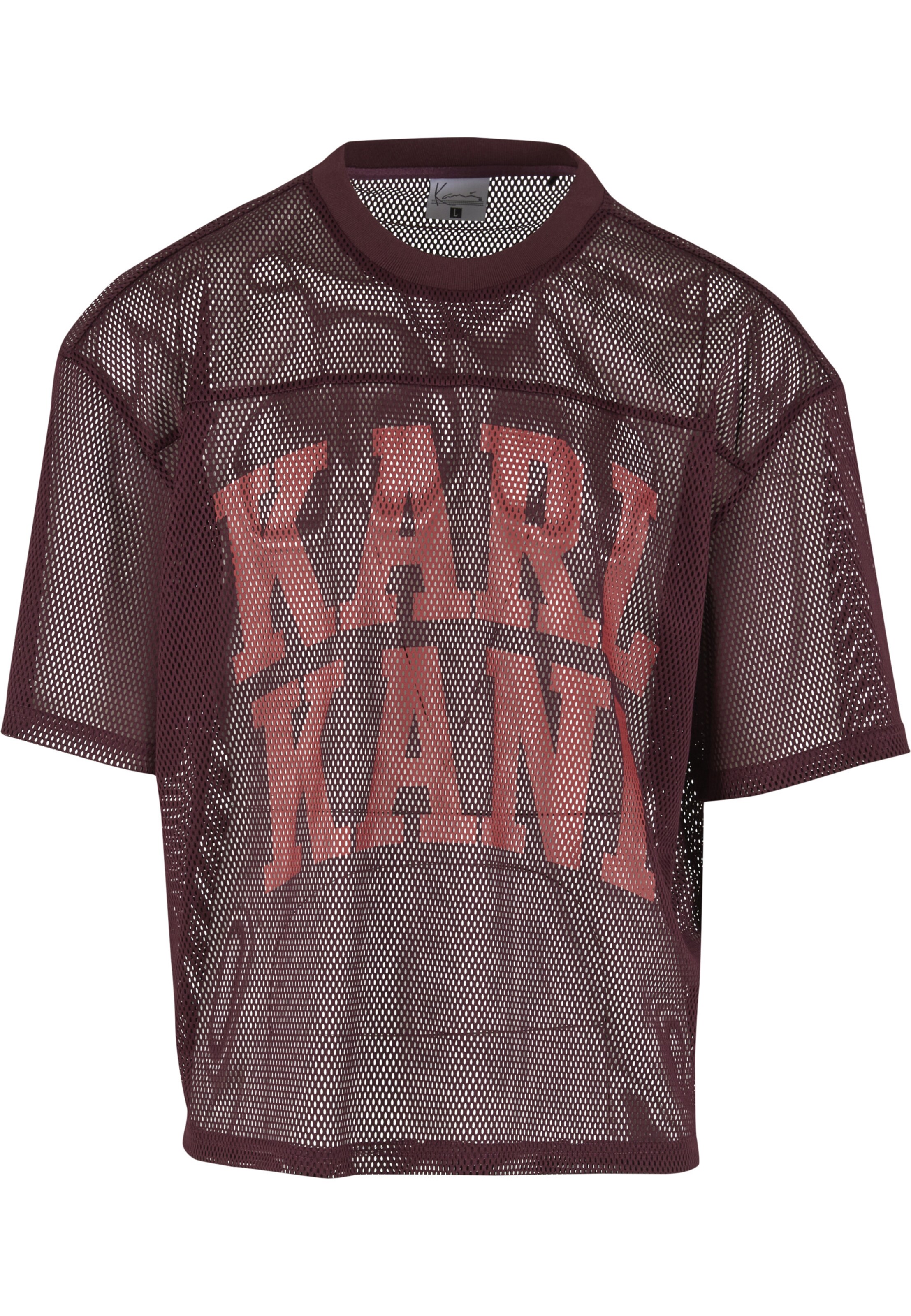 Karl Kani T-Shirt 'Heritage' en L en grenadine / lie de vin, Vue avec produit