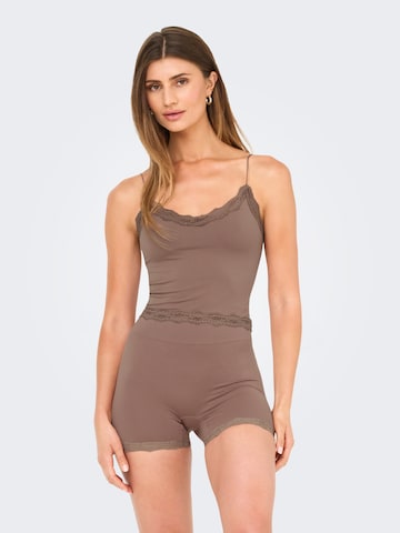 ONLY Top 'ONLVicky' in Braun: Vorderseite